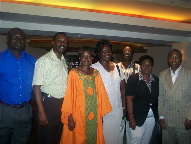 Dr. Oduol (third from left) with members of FLDG