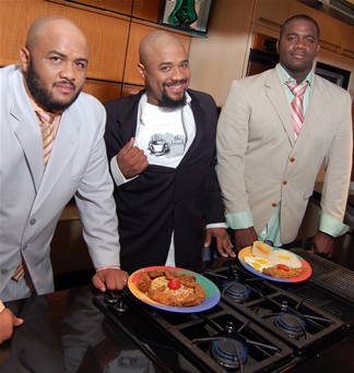 The breakfast klub - Tony, Jerry and Marcus Davis