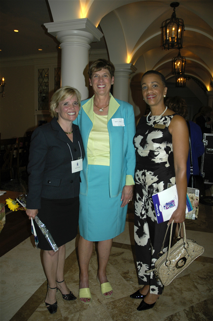 2007 Girl Scouts Women of Distinction: from left, Tamara Door, Jean C. Jones and Diana Whye