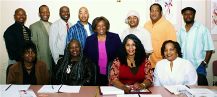African American Leadership Program participants with director Linda Williams (back row, center). Photo by Foto Fabulous.